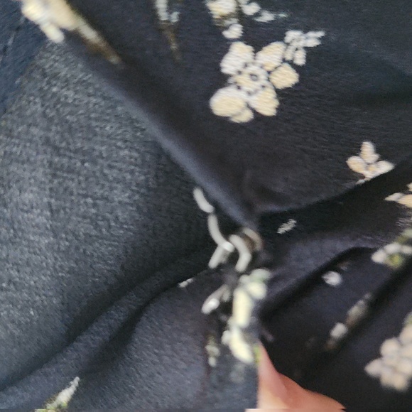 NWT RAG & BONE Tamar Twist-Front Navy Floral-Print Georgette Maxi Dress Size 2 - Picture 13 of 17